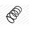 Lesjofors Coil Spring, 4056872 4056872 - alternate 1